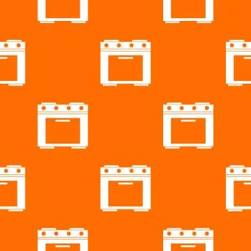 Gas stove pattern seamless Stock Illustration