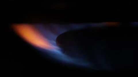 Gas stove problems, bad gas, energy crisis Stock Footage 295311482