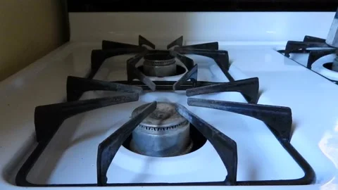 Gas Supply Flame Stock Footage 142480142