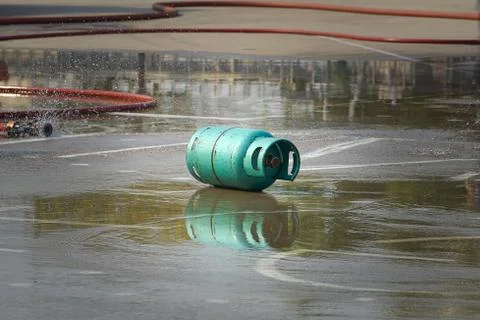 Gas tank. Stock Photos