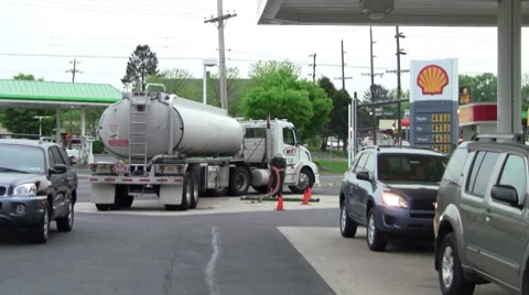 Gas tanker 3 Stock-Footage 8556468