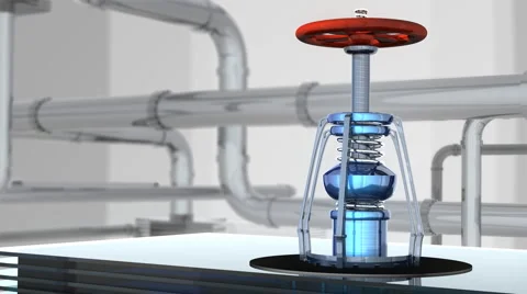 Gas tap with tubes Video stock 1865871