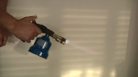 Gas torch. Stock Footage 10725243