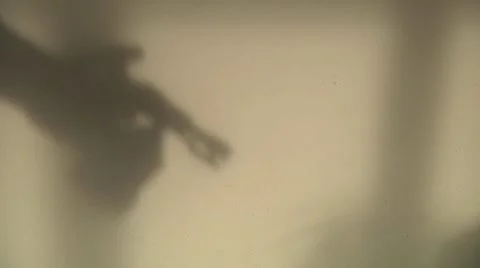 Gas torch shadow. Stock Footage 10725332