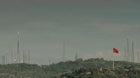 Gas Tower Turkey 02 Stock Footage 87789636