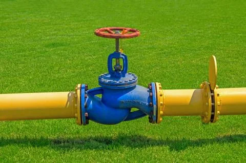 Gas valve Stock Photos