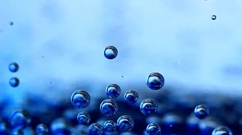 Gas in water 3 Stock Footage 10704277