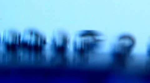 Gas in water change focus Stock Footage 10704232