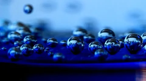 Gas in water Stock Footage 10704221