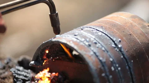 Gas welding Stock Footage 1017307