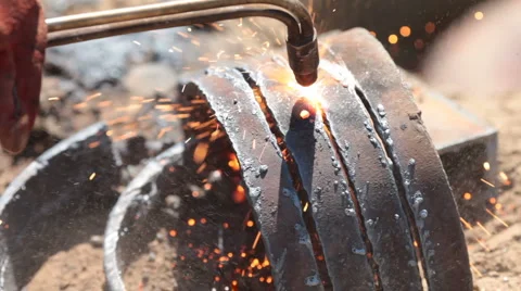 Gas welding Stock Footage 1017698