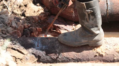 Gas welding Stock Footage 1018414