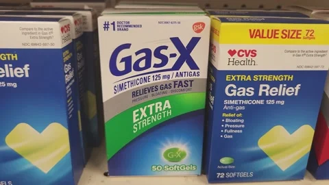 Gas-X Extra Strength Container Stock Video Pond5