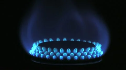 Gas_flame_pan_2 Stock Footage 11610673
