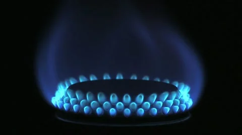 Gas_flame_tilt_1 Video stock 11610728