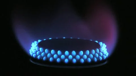 Gas_flame_turning_1 Stock Footage 11610742