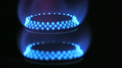 Gas_flames_two_1 Stock Footage 11610779