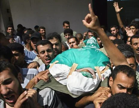 Gasa Strip Hamas Miliatnt Funeral - Sep 2003 Stock Photos