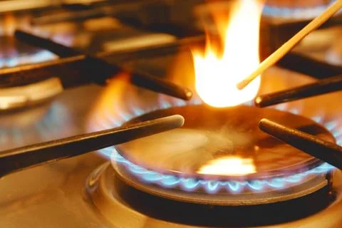 Gasflammen Stock Photos