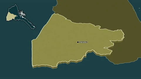 Gash Barka, Eritrea, extruded. Pattern Stock Footage 158352995