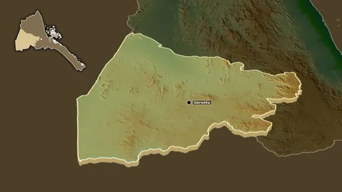 Gash Barka, Eritrea, extruded. Physical Stock Footage 158353015