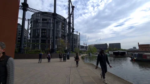 Gasholder Park. Stock Footage 240734546