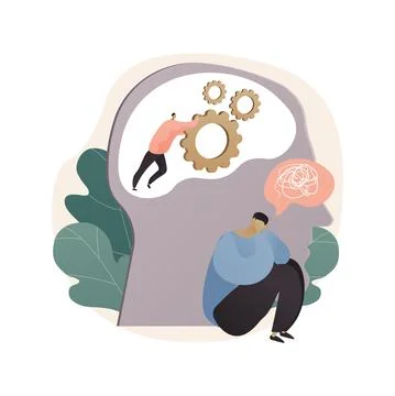 Gaslighting abstract concept vector illustration. 스톡 일러스트