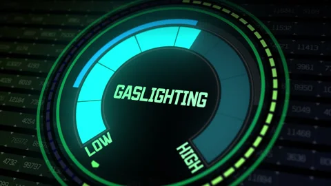 Gaslighting Level Digital Measurement Background Stock Footage 314282406