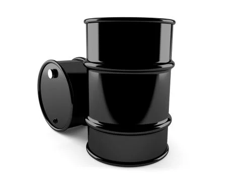 Gasoline barrels Stock Illustration