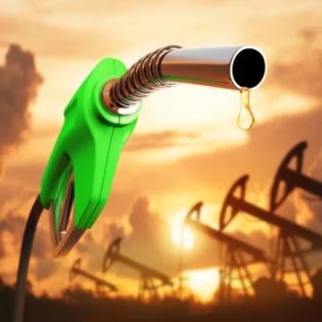 Gasoline Drop Stock-Illustration