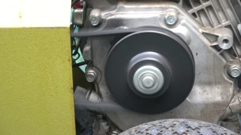 Gasoline Generator Close Up Video stock 140681406