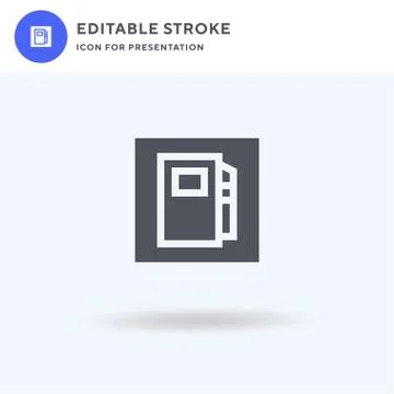 Gasoline icon vector, filled flat sign, solid pictogram isolated on white, lo イラスト素材