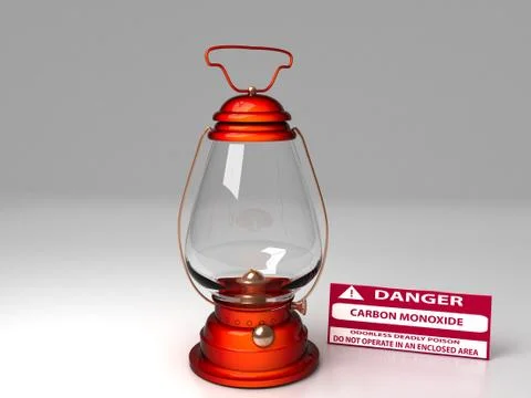 Gasoline lamp Stock Illustration