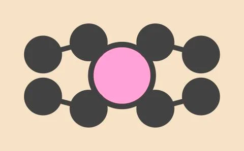 Gasoline octane booster molecule Stock-Illustration
