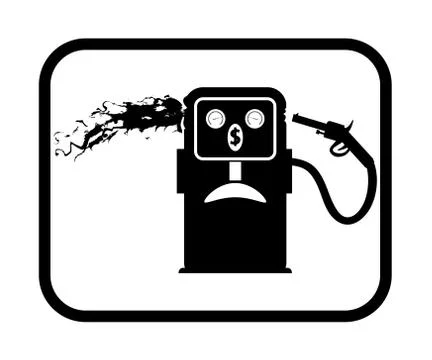 Gasoline pump 03 스톡 일러스트