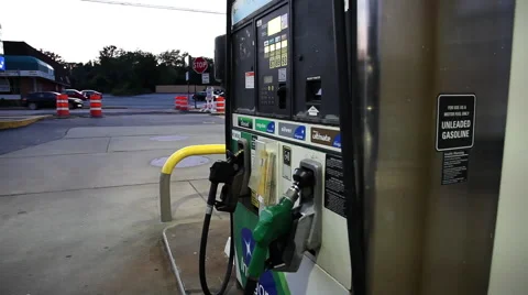 Gasoline pump Stock Footage 46200205