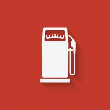 Gasoline pump Stock Illustration