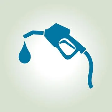 Gasoline pump nozzle Illustrazione stock
