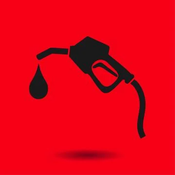 Gasoline pump nozzle Stock Illustration