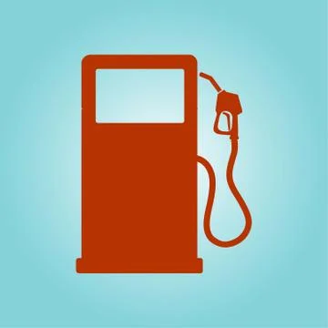 Gasoline pump nozzle. Stock Illustration