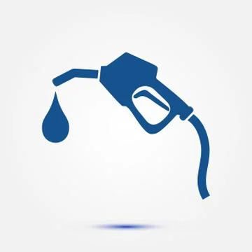 Gasoline pump nozzle. Stock Illustration