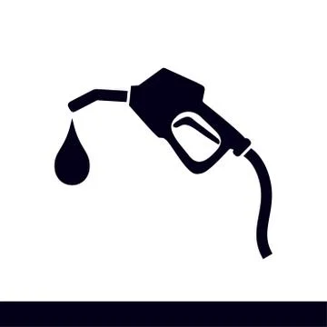 Gasoline pump nozzle. Stock Illustration