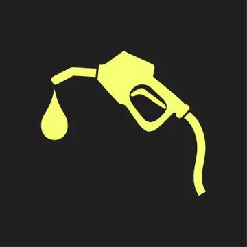 Gasoline pump nozzle. Stock Illustration