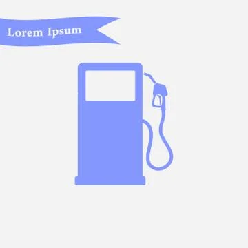 Gasoline pump nozzle. Stock Illustration