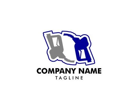 Gasoline Pump Nozzle Logo Template Design Stock Illustration