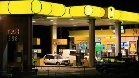 Gasoline stand Stock-Footage 906693