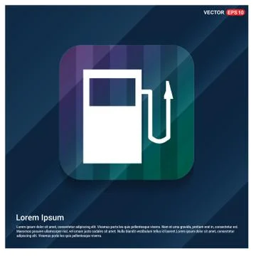 Gasoline station icon Stock Illustration