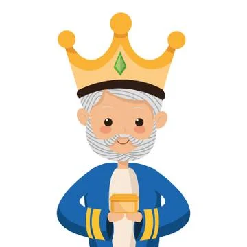 Gaspar magi icon Stock Illustration