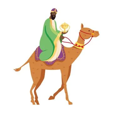Gaspar wise man Stock Illustration