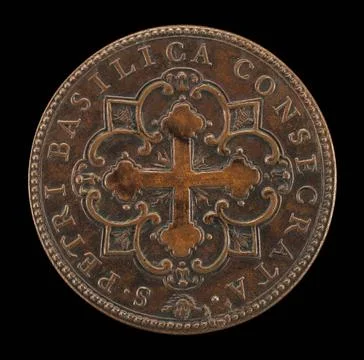 Gaspare Mola, Consecration of St Peter s (BotoneÌe Cross in Quatrefoil De. Stock Photos